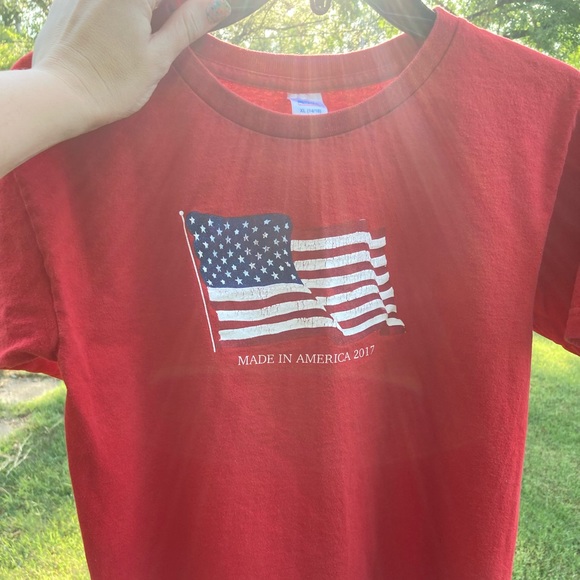 Was💲6! 🎉5/$20🇺🇸Graphic Tee American flag - Picture 3 of 12